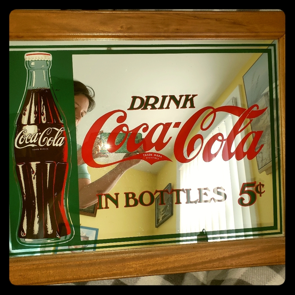 Coca cola mirror